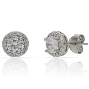 pendientes circonitas plata 925
