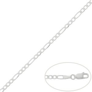 Cadena 3x1 plata 2.80mm
