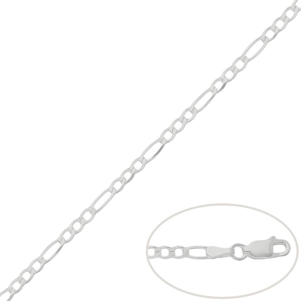 Cadena plata 925 3x1. 2.80mm Cadena 3x1 plata 2.80mm