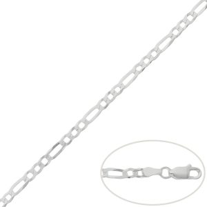 Cadena 3x1 plata 3mm