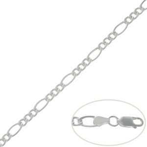 Cadena 5mm plata 3x1