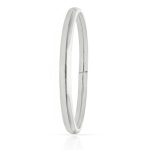 brazalete caña lisa plata 5mm