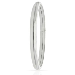 brazalete caña lisa plata 6mm
