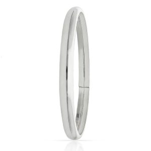 brazalete caña lisa plata 7mm