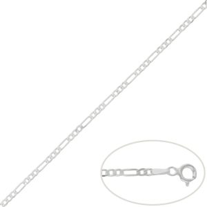 cadena 3x1 plata 2.50mm