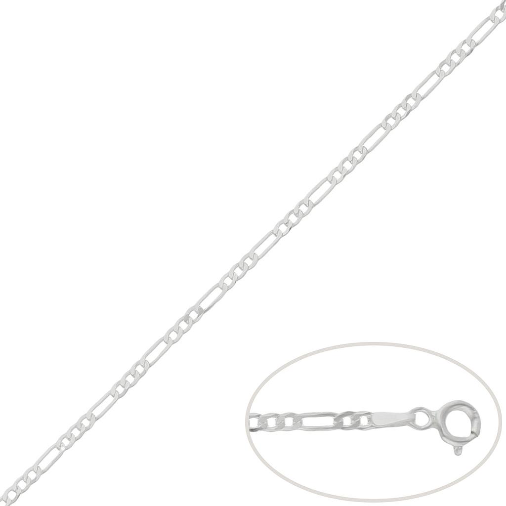 Cadena plata 925 3x1. 2.50mm cadena 3x1 plata 2.50mm