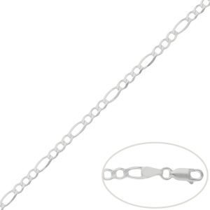 cadena 3x1 plata 4mm