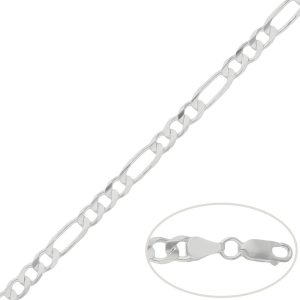 cadena 3x1 plata 6mm