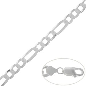 cadena 3x1 plata 8.50mm