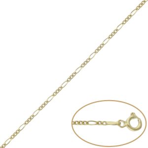 cadena 3x1 plata chapada or 2mm