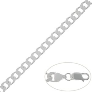 cadena 925 barbada 7.50mm