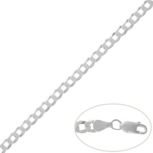Joyas más vendidas febrero 2025 cadena barbada 5mm plata