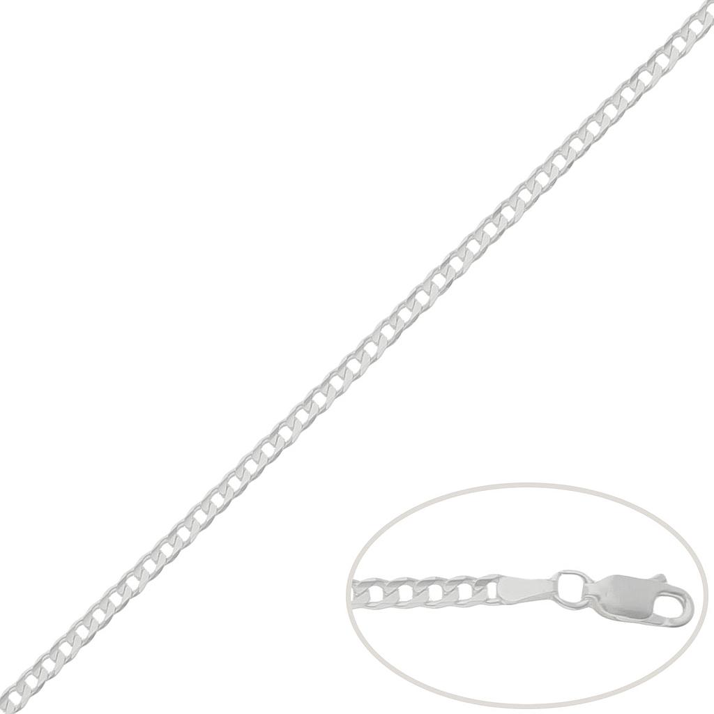 Cadena plata 925 barbada forma trenza. 3mm cadena barbada trenza 3mm.
