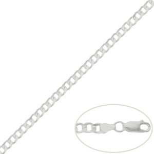 cadena barbada trenza 5mm