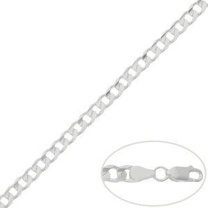 cadena barbada trenza 6mm