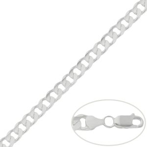 cadena barbada trenza 7.50mm