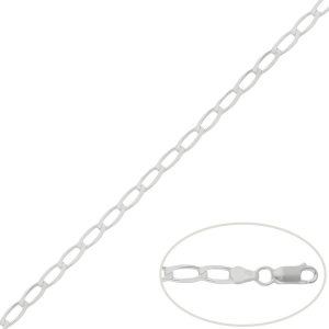 cadena bilbao plata 4mm