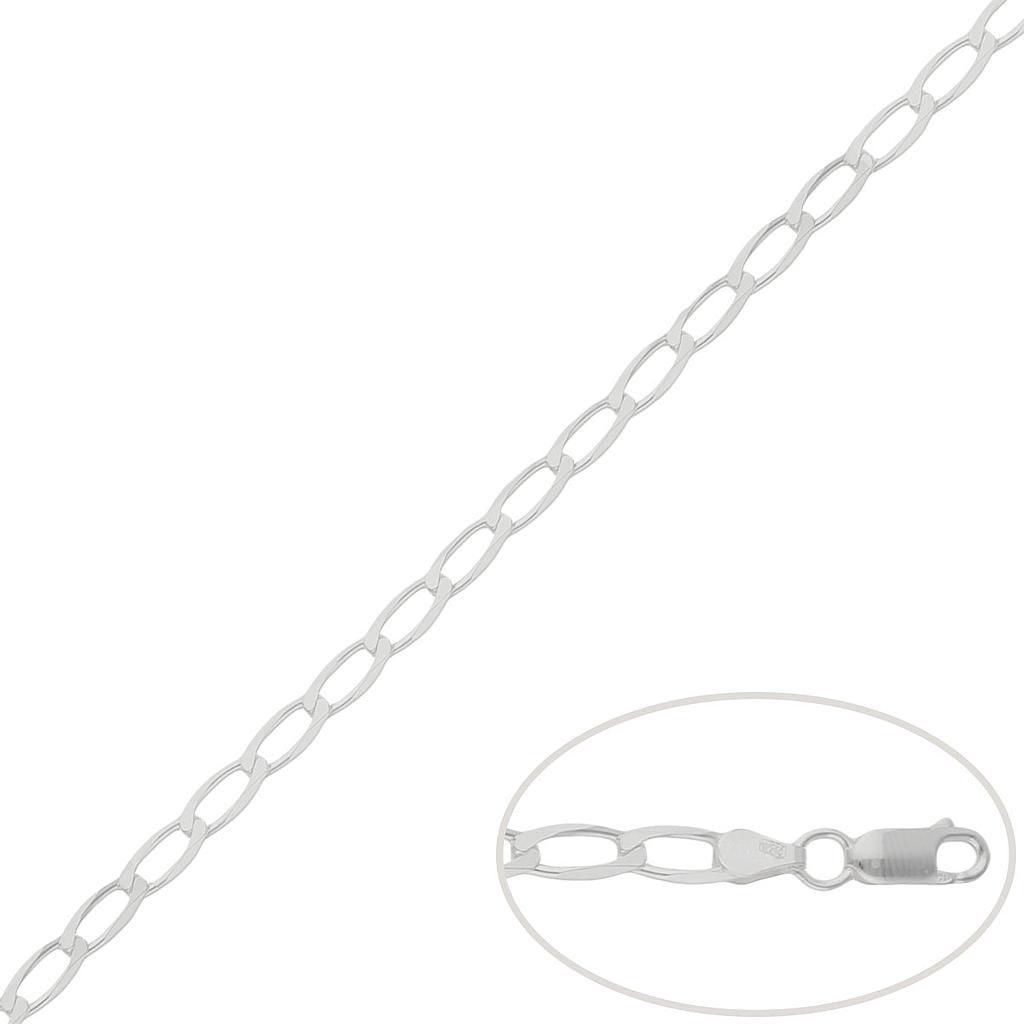 Cadena plata 925 bilbao. 4mm cadena bilbao plata 4mm