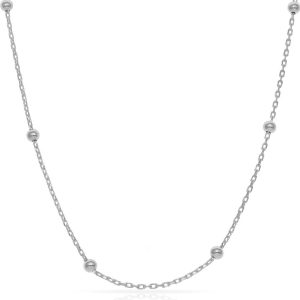 cadena bolas plata 2.50mm