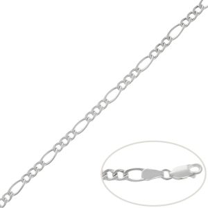 cadena plata 3x1 4mm