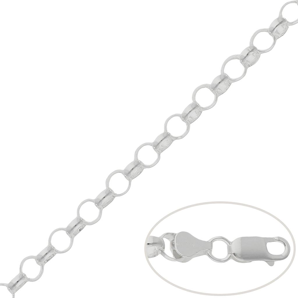 Cadena plata 925 rolot. 7mm cadena plata rolot 7mm