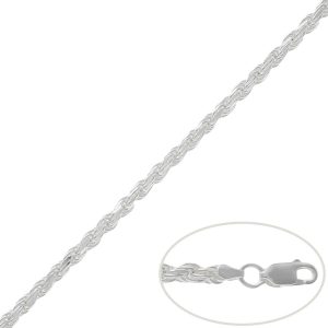 cadena salomonica 3.50mm plata