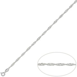 cadena singapur plata 2.50mm
