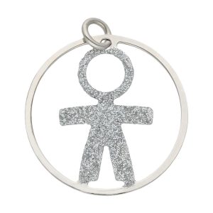 colagnte plata 925 niño