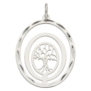 colgante arbol vida plata