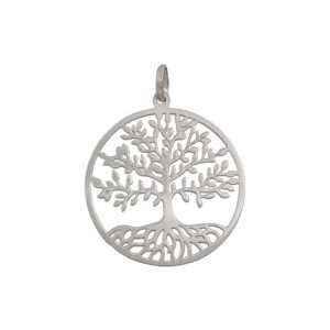 colgante arobl de la vida 16mm plata