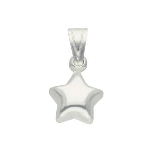 colgante estrella plata 925