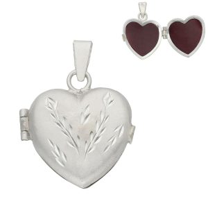colgante guardapelo corazon 22x23mm
