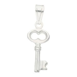 colgante llave plata 925
