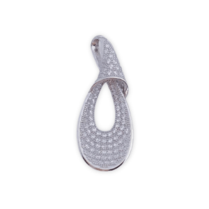 colgante plata circonitas 11x28mm