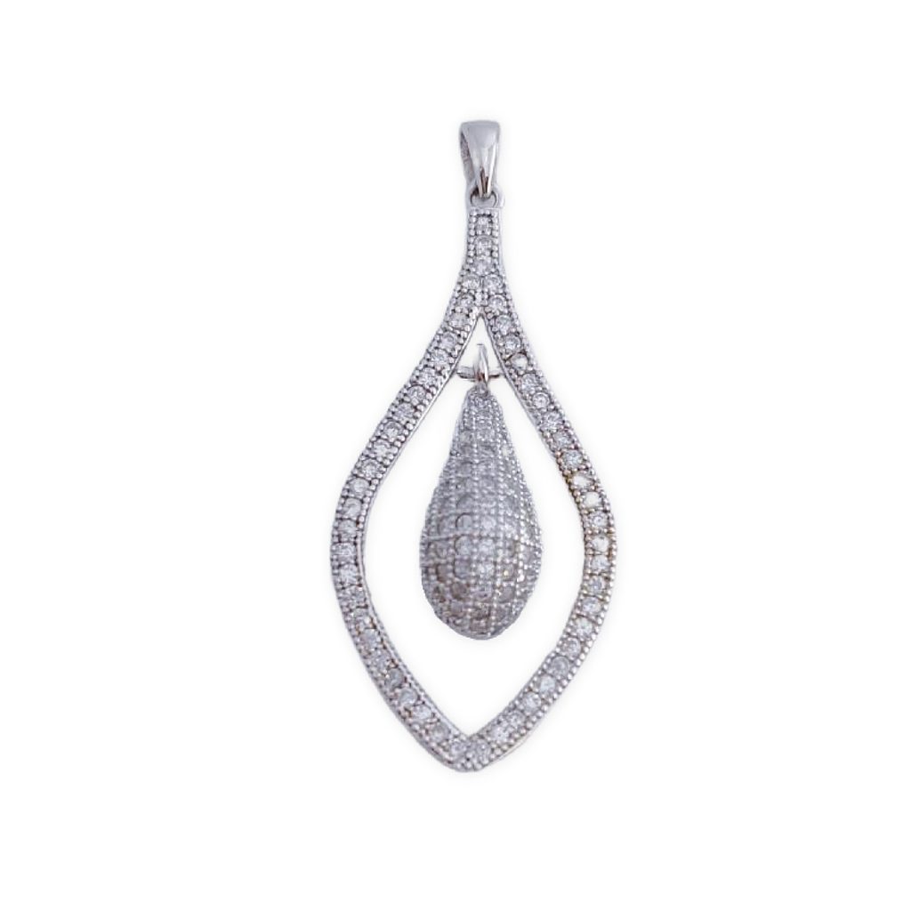 Colgante plata 925 circonitas. 17x41mm colgante plata circonitas 17x41mm