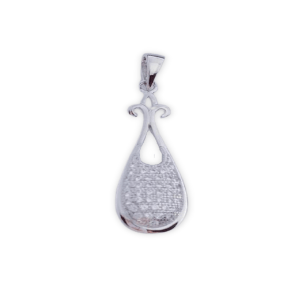 colgante plata circonitas 8x25mm