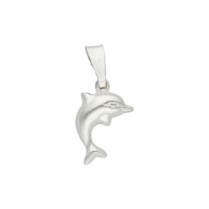 colgante plata delfin