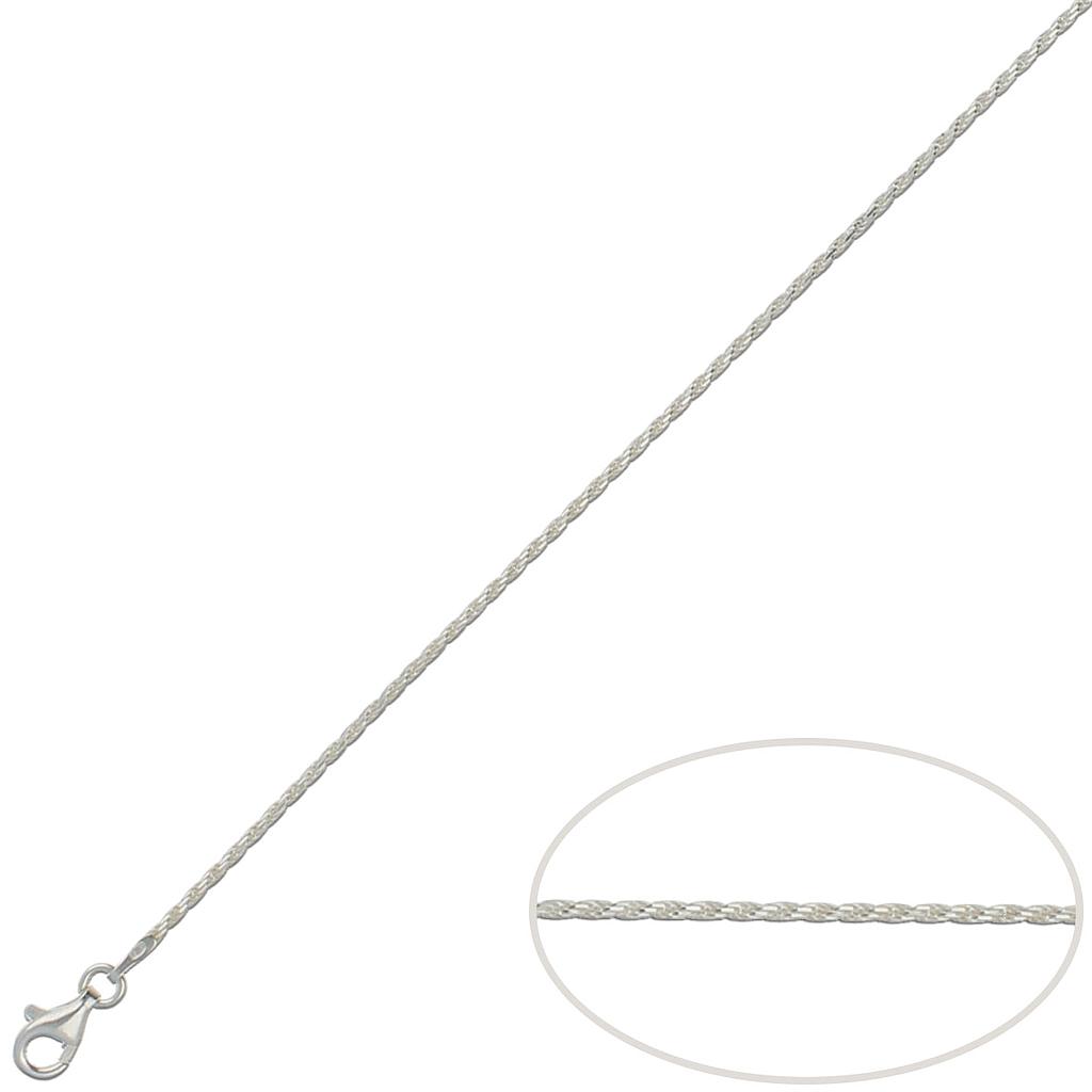 Cordón salomónico plata 925. 1.50mm cordon salomonico 1.50m plata