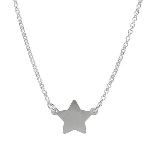 gargantilla estrella plata