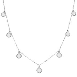 garnatilla piedra circonitas plata