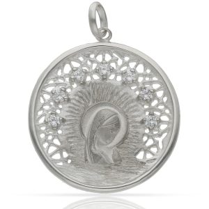 medalla virgen niña 30mm