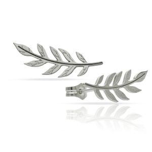 pendientes trepadores hoja