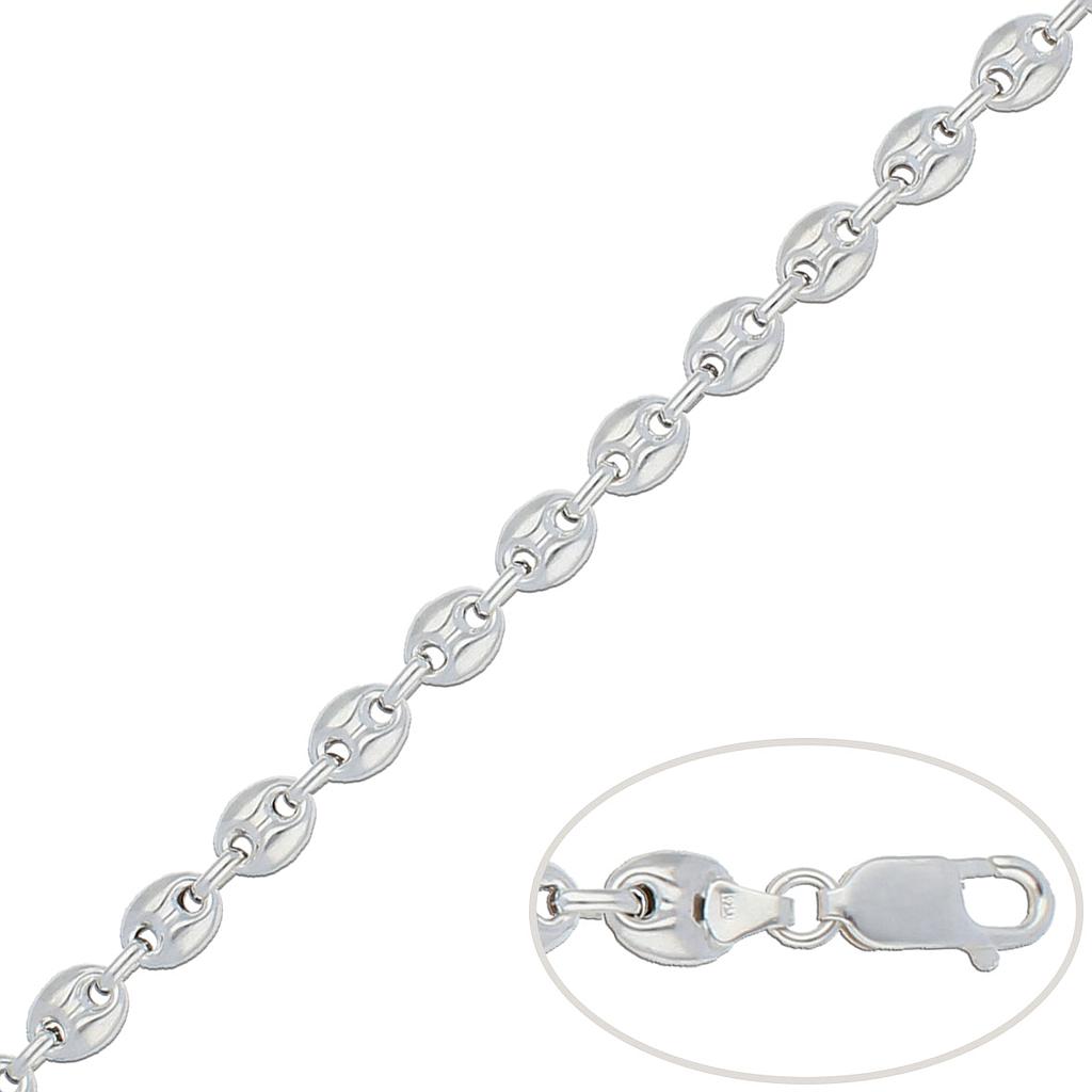 Pulsera plata 925 calabrote. 8mm pulsera calabrote plata 8mm
