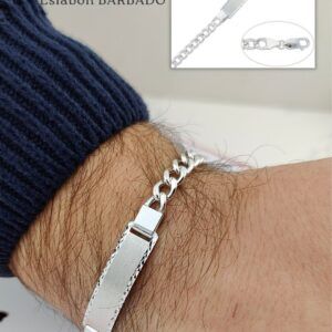 Esclava plata barbada 6mm Esclava plata barbada 6mm