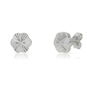 Pendientes plata 925 flor 7.50mm