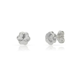 Pendientes plata 925 flor. 5.50mm