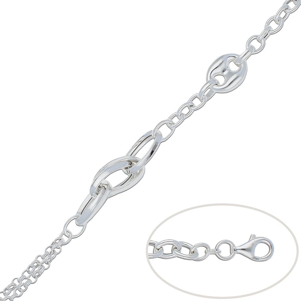 Pulsera plata 925 calabrote Pulsera plata 925 calabrote