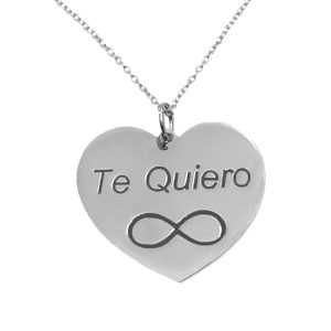 Pulsera plata 925 corazon + grabación