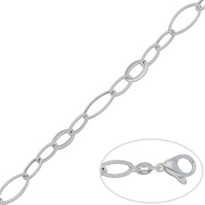 Pulsera plata 925 eslabones 10mm