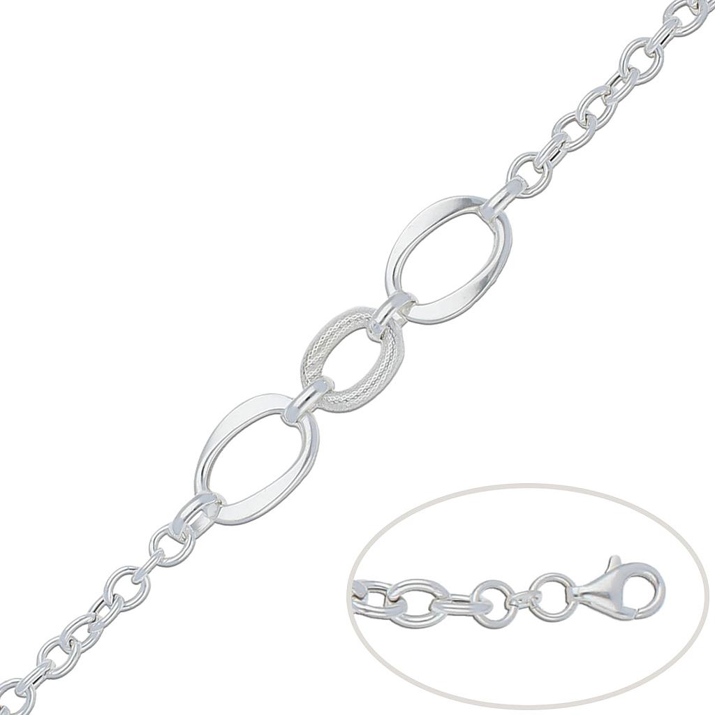 Pulsera plata 925 eslabones. 14mm Pulsera plata 925 eslabones. 14mm